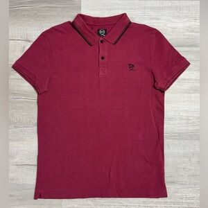 Alexander McQueen Men's Burgundy Polo Shirt